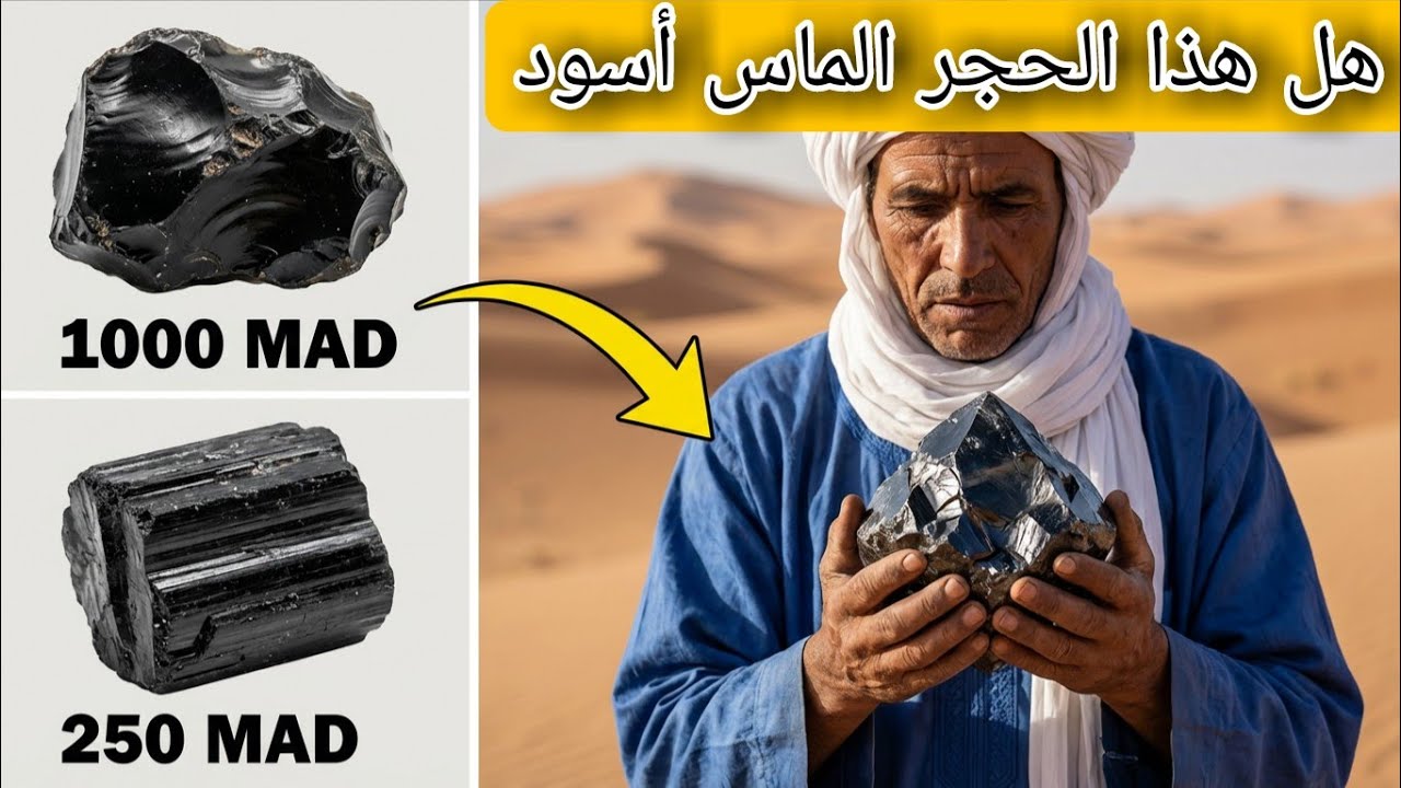 هل هذا الحجر ألماس أسود؟ الفرق الذي لا يراه الجميع