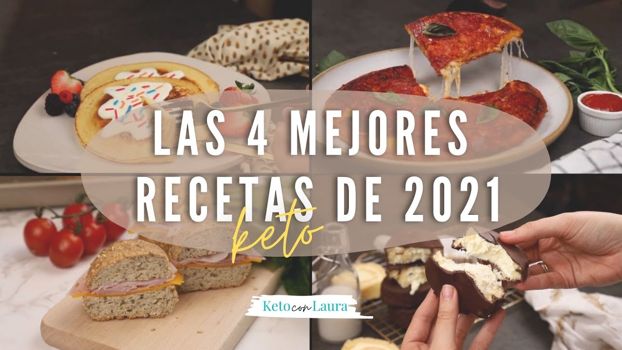 Las 4 MEJORES recetas KETO de 2021 | Keto con Laura