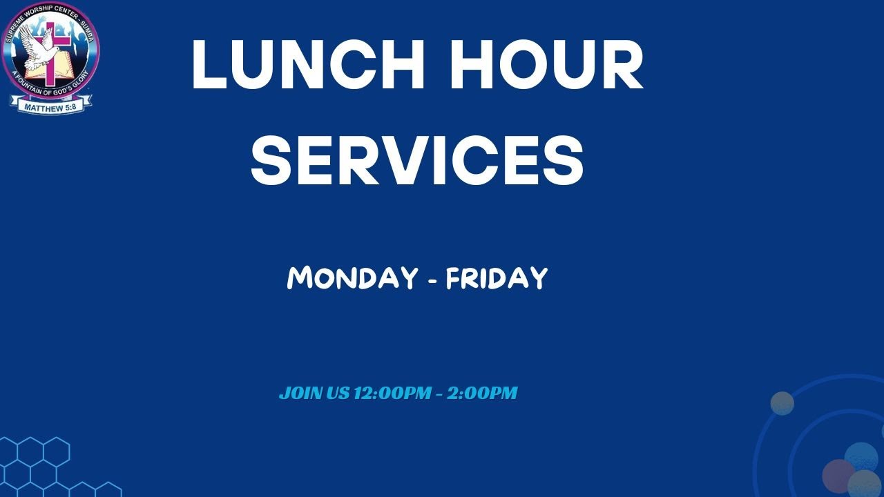 SWC: WEDNESDAY LUNCH HOUR SERVICE 04 02 26