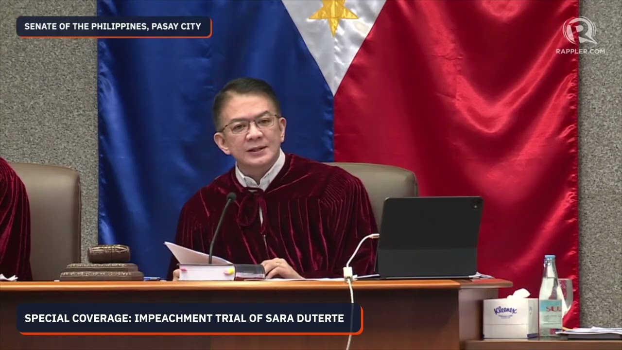 Escudero denies defense's objection to marking of Arturo Lasca&ntilde;as affidavit