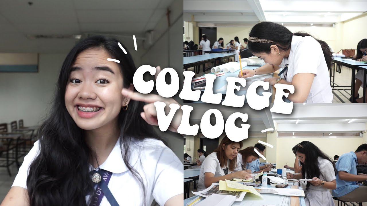 an awkward college vlog