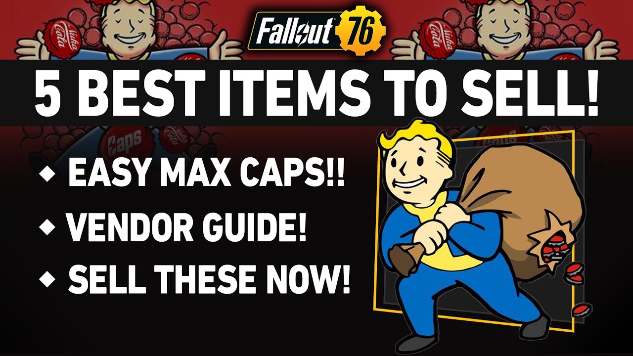 5 BEST Items to Sell at Your Vendor in Fallout 76!