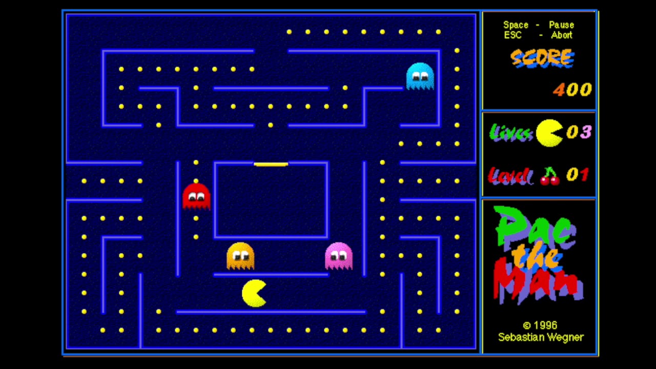 Pac the Man - Level 1 Music (Classic Mac Game - 1996)