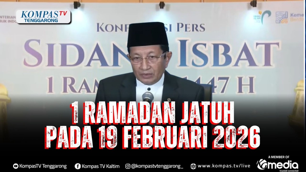 Hasil Sidang Isbat, Menag  Awal Puasa Ramadan Jatuh Pada 19 Februari 2026 1