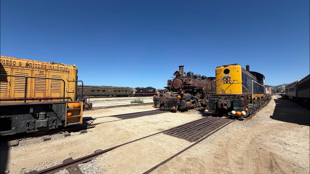 The pacific southwest railway museum train 🚂 ￼