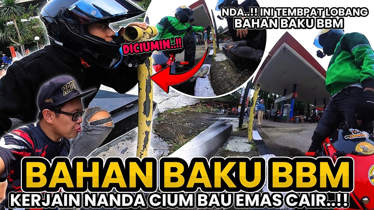 Bahan baku BBM❗Kerjain nanda suruh cium aroma emas cair bikin ngakak