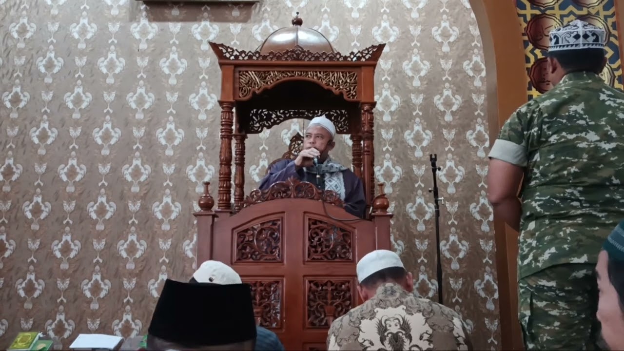 Adzan merdu menyambut khotib naik mimbar oleh ustad A WAHYU DI masjid nurulhikmah jakpus 13-2-2026 