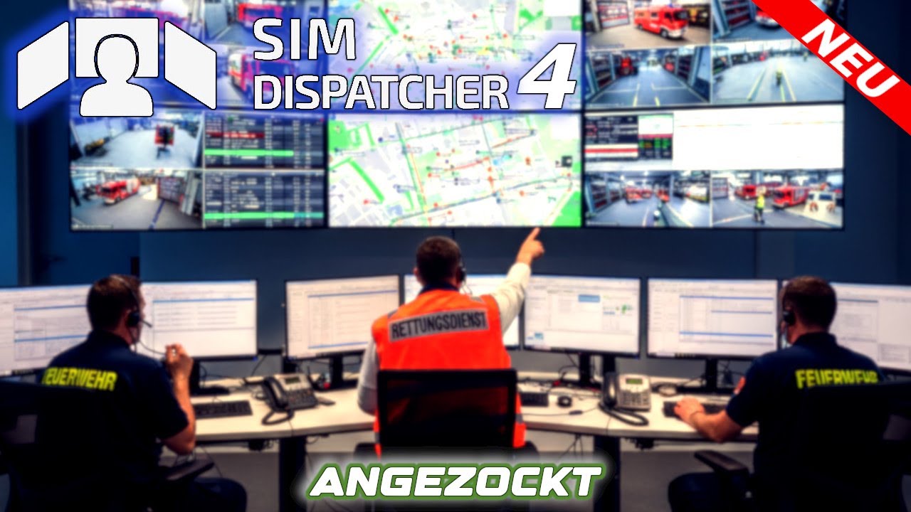 Sim Dispatcher 4 🚒 angezockt 🔥Leitstellen Simulation | 2025 | deutsch
