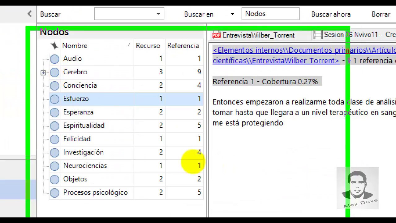 Sesi&oacute;n 09 - Nvivo 11 crear casos
