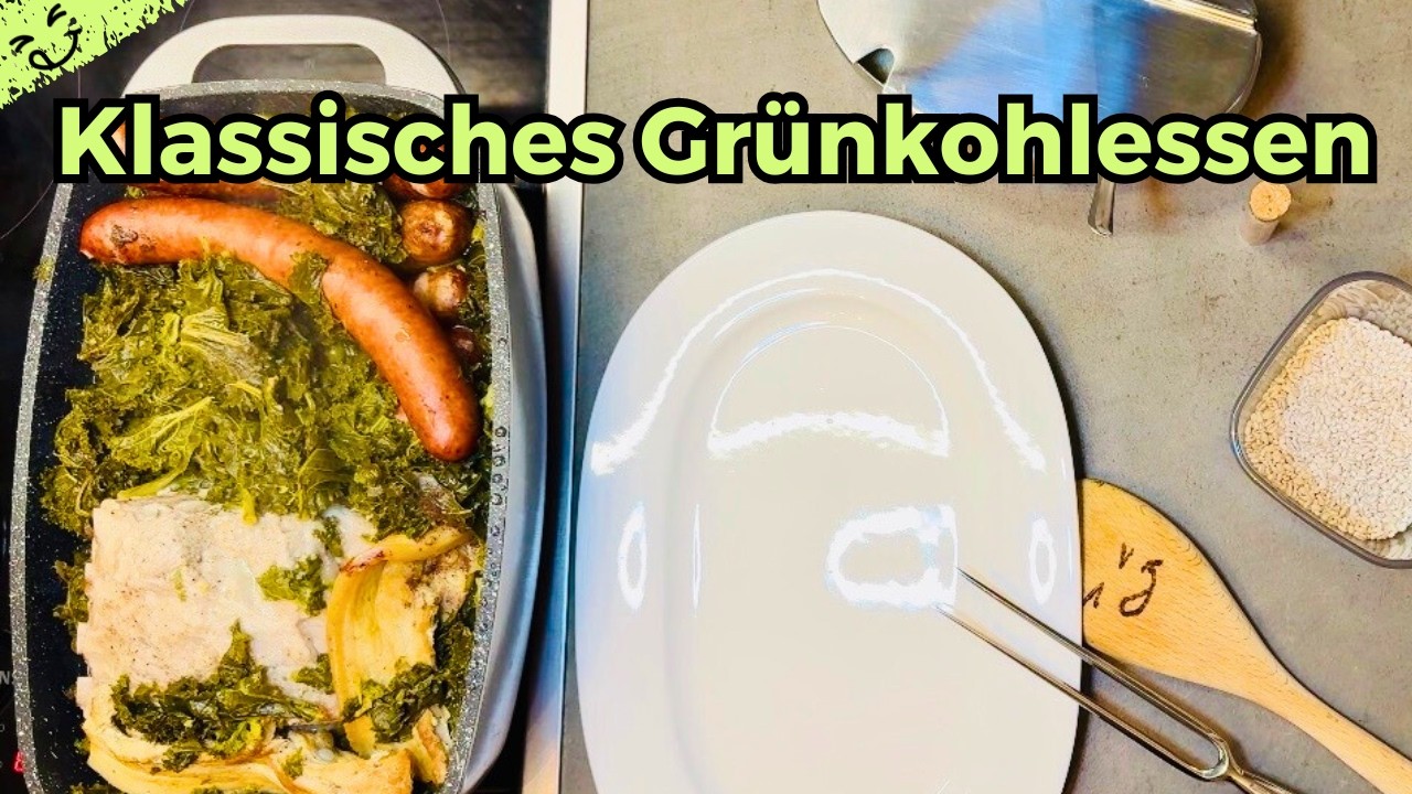 Grünkohl wie früher beim Opa 🥬 klassisch & deftig