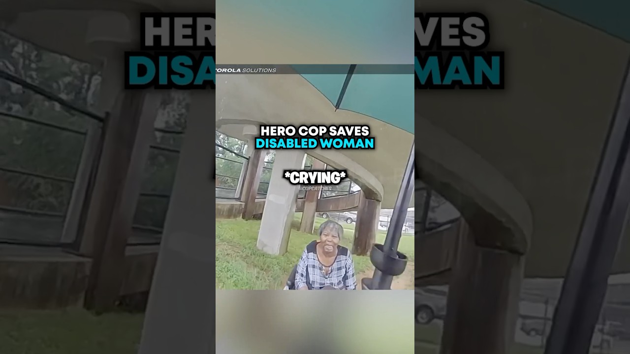 Hero Cop SAVES Disabled Woman 😢😯
