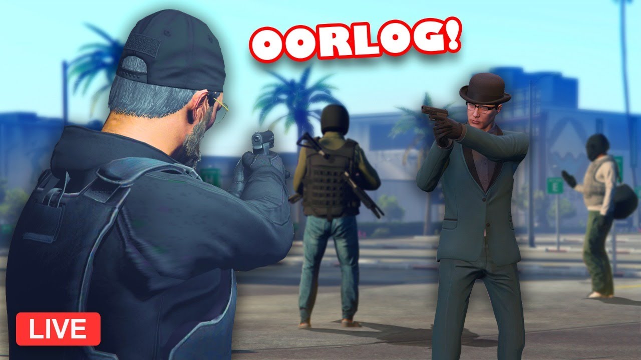 [LIVE] DE GANG OORLOG BEEINDIGEN & SCHIETEN!! - Roerveen Live