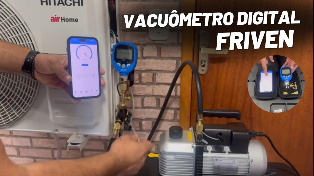Como usar vacuômetro digital ?  conheça o VGW-190  com Bluetooth