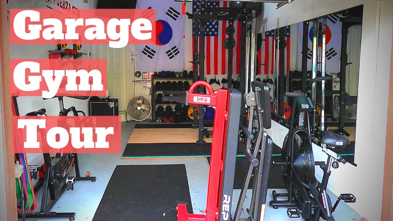 Garage gym tour 2021