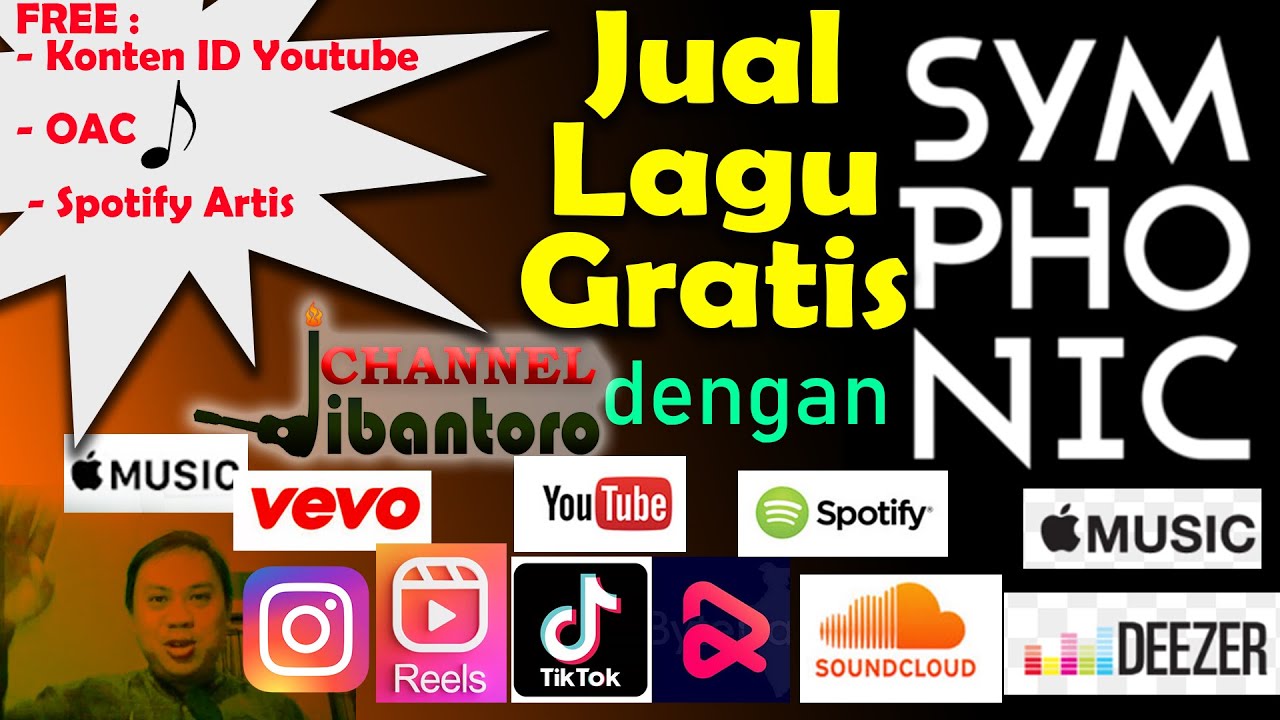 Agregator Musik Gratis Terbaik Symphonic lengkap ada Youtube Content ID, IG/Reels Tiktok/Resso