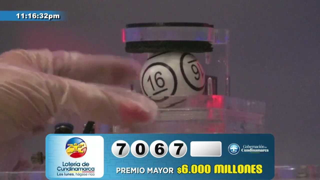 Resultados del Sorteo del Premio Mayor de $6.000 Millones de la Lotería de Cundinamarca