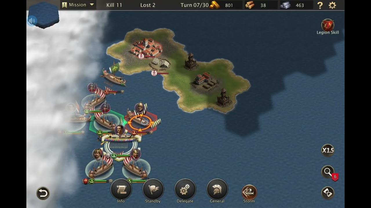 Grand War: Rome #13 - Битва при Эгатских островах