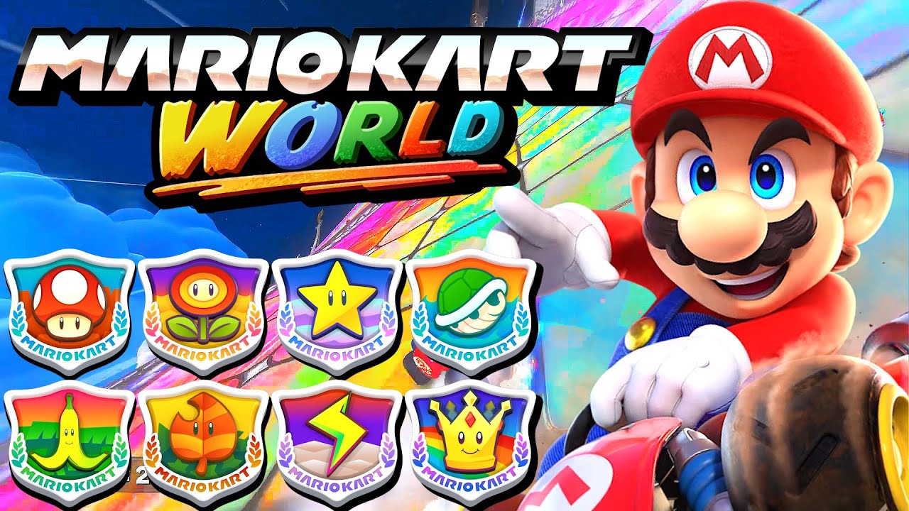 Mario Kart World - All Tracks 150cc (Full Game Walkthrough)