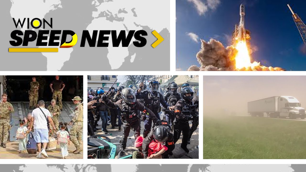 Labour day protests in France turn violent; Dust storm causes havoc in Illinois | WION Speed News
