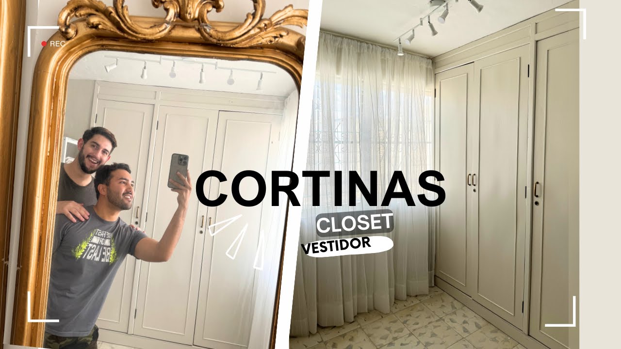 ✅CLOSET VESTIDOR - INSTALANDO CORTINAS 😱 receta secreta