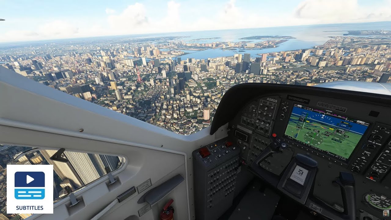 @Dalton-Flightsimclipss | RJTT Tokio Haneda, IFR Approach/Landing RWY 16L, Cessna Caravan 208 EX 🎥⛩🗼