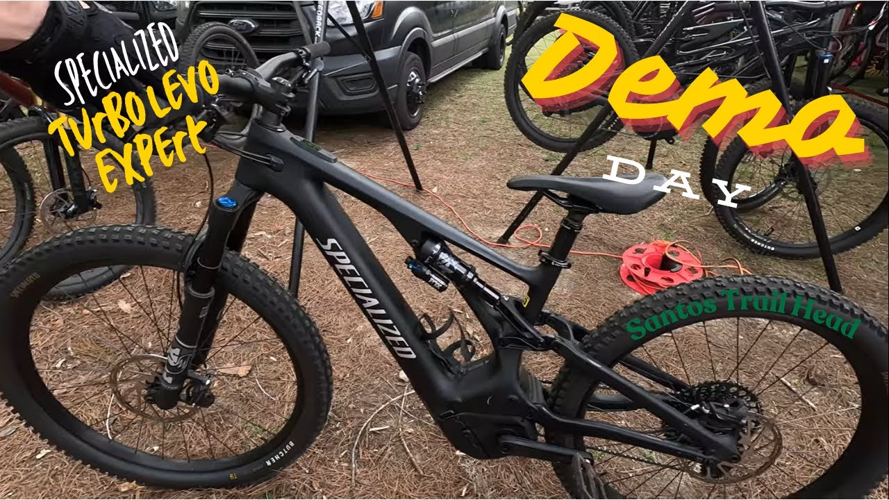 Me and Marty try E-bikes - Santos Fat Tire Mountain Bike event - Vortex Loop