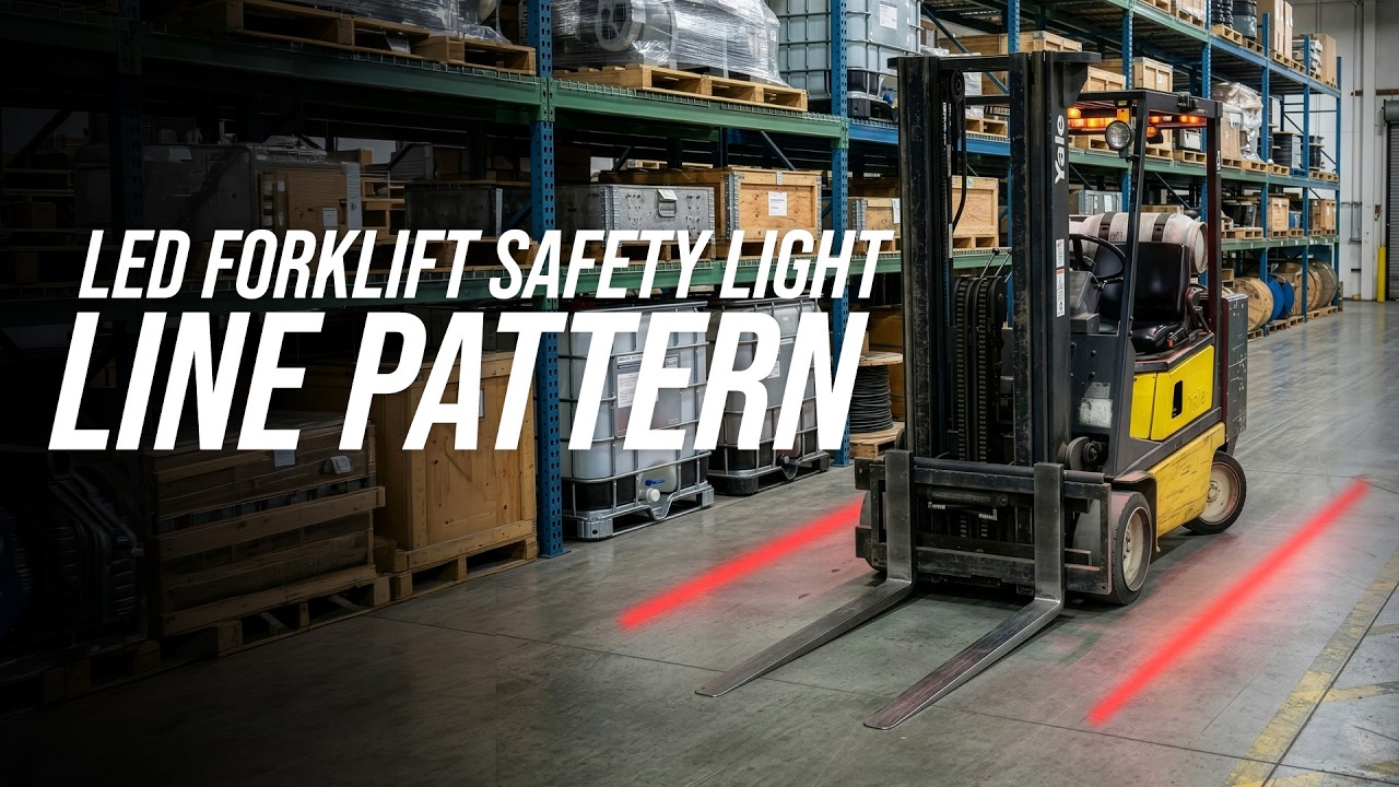 LED Forklift Safety Lights | Essential Warehouse Safety Equipment