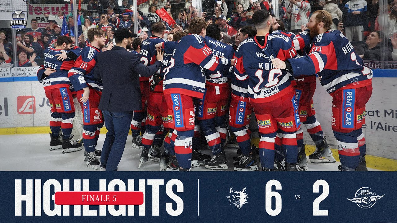 Highlights | Grenoble-Angers | Match 5 - Finale des playoffs 2025