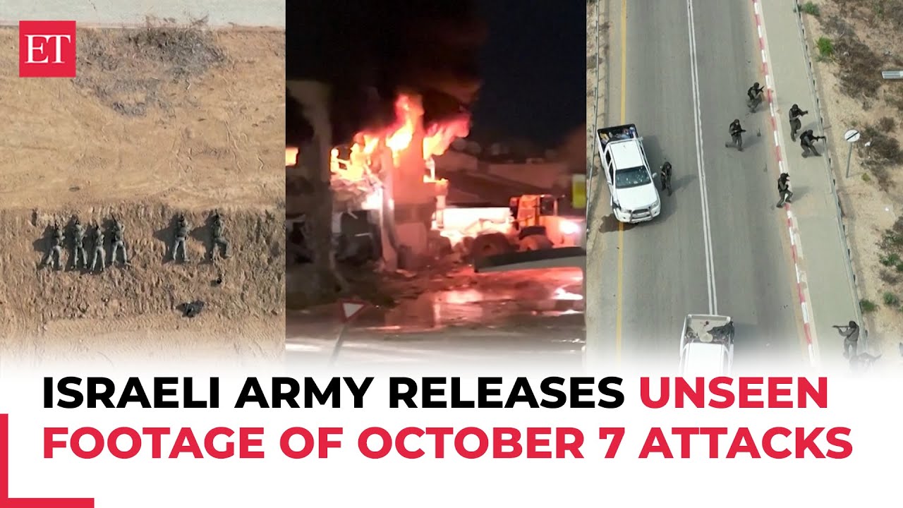 Israel-Hamas conflict: Israeli army releases unseen footage of October 7 attacks