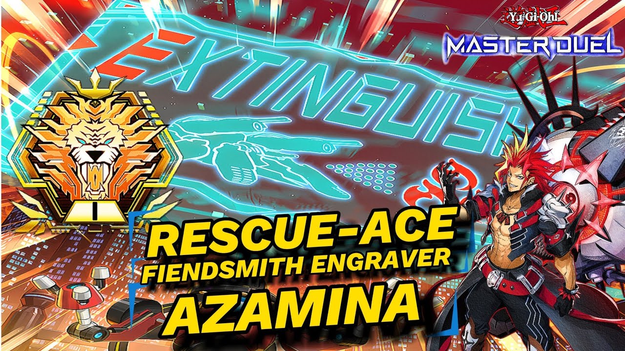 8-0 WINSTREAK! RESCUE-ACE AZAMINA FIENDSMITH MASTER 1 RANK SEASON 38 [ Yu-Gi-Oh! Master Duel ]