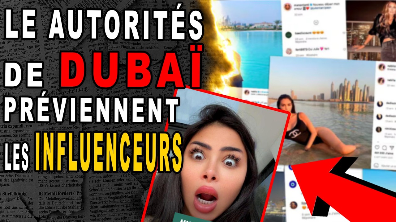 Louis SARKOZY dérrape, Les autorités de DUBAÏ previennent les INFLUENCEURS