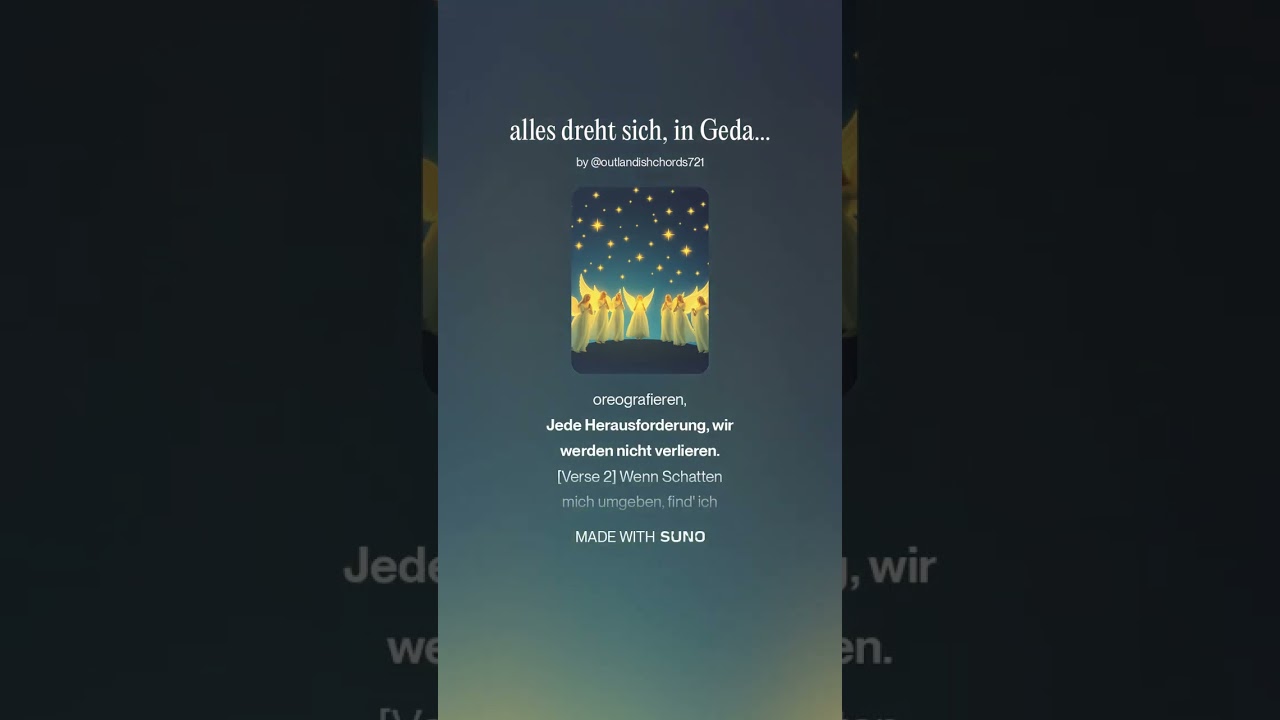 alles dreht sich, in Gedanken