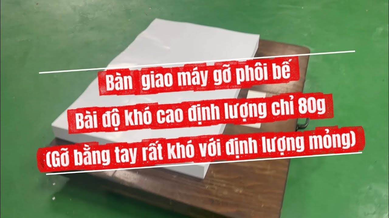 Máy gỡ phôi bế định lượng 80g