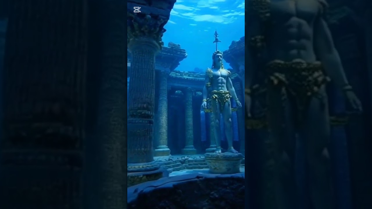 It&rsquo;s  spiritual activity, Mahadev walking underwater. Shorts,