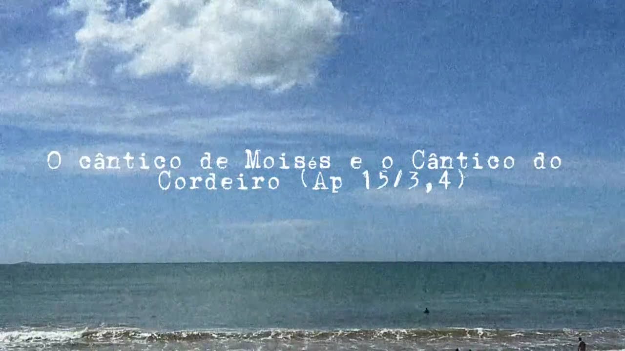 O cântico de Moisés e o Cântico do Cordeiro (Ap 15:3-4) || (AUTORAL) || Guilherme Novaes