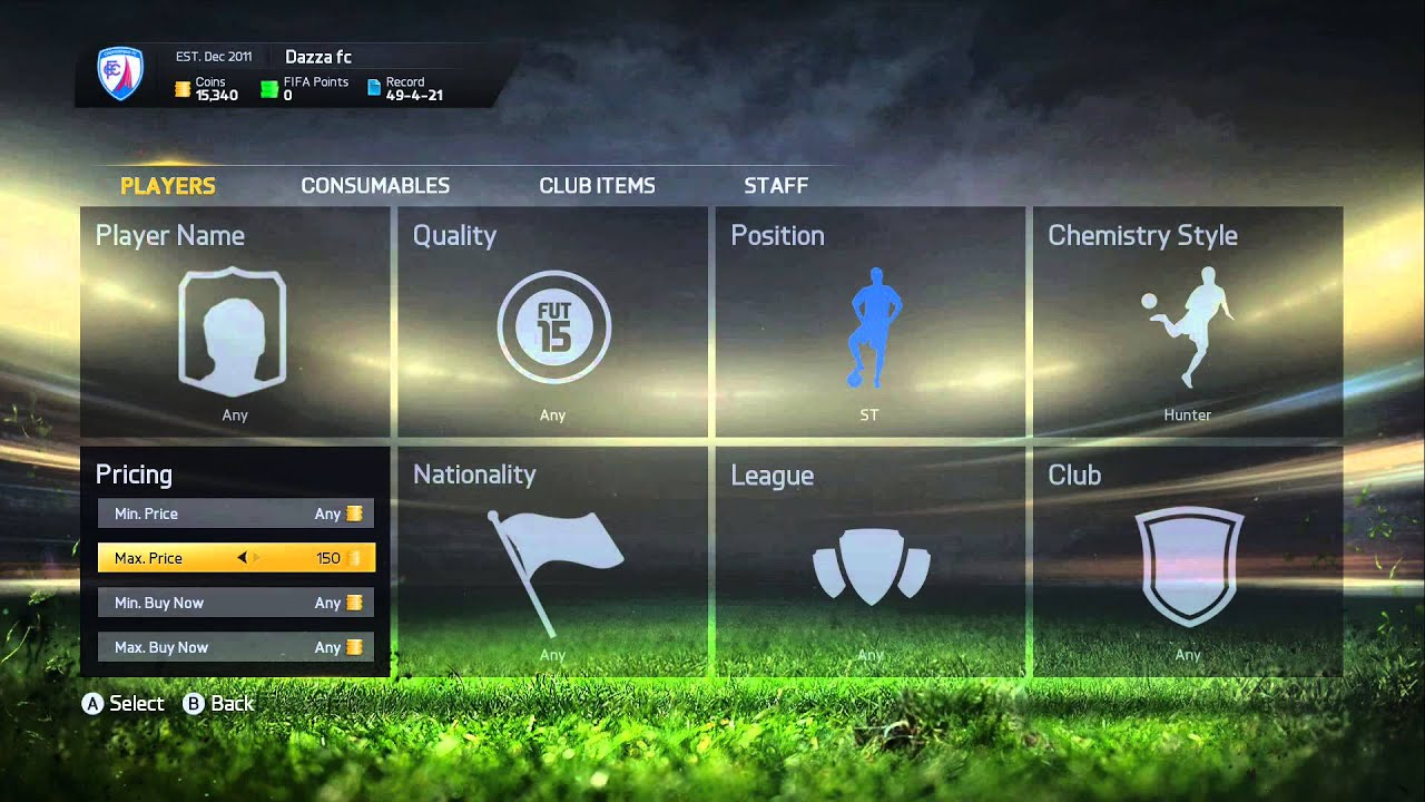 FIFA 15 | Hunter Chemistry Style | Trading Method!