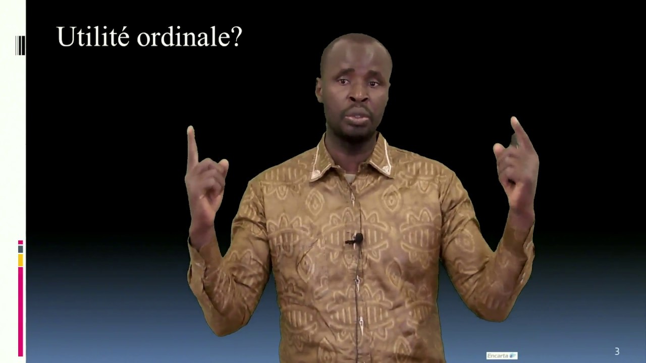 Micro économie : La théorie du consommateur Théorie de l'utilité ordinale