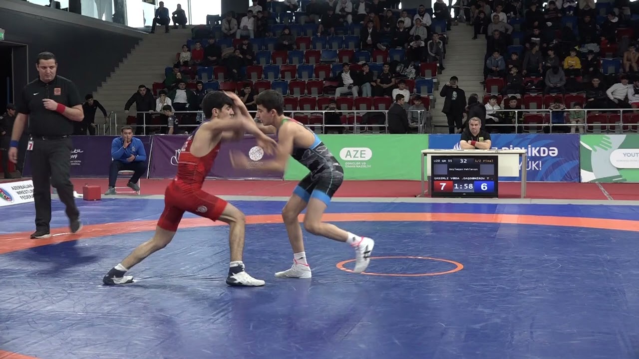 1/2 final GR - 55 kg: Vədat Qasımlı - Turan Daşdəmirov