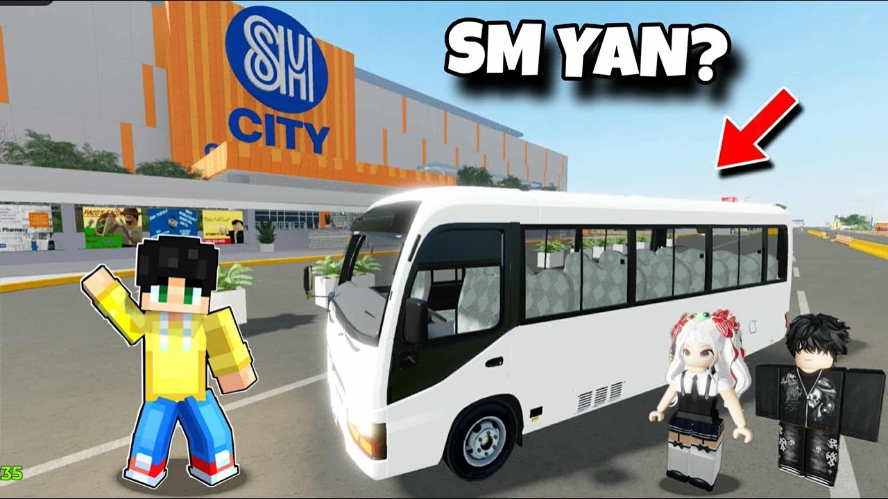 NAGING CONDUKTOR at DRIVER AKO ng BUS na BYAHENG SM ng PINAS sa ROBLOX