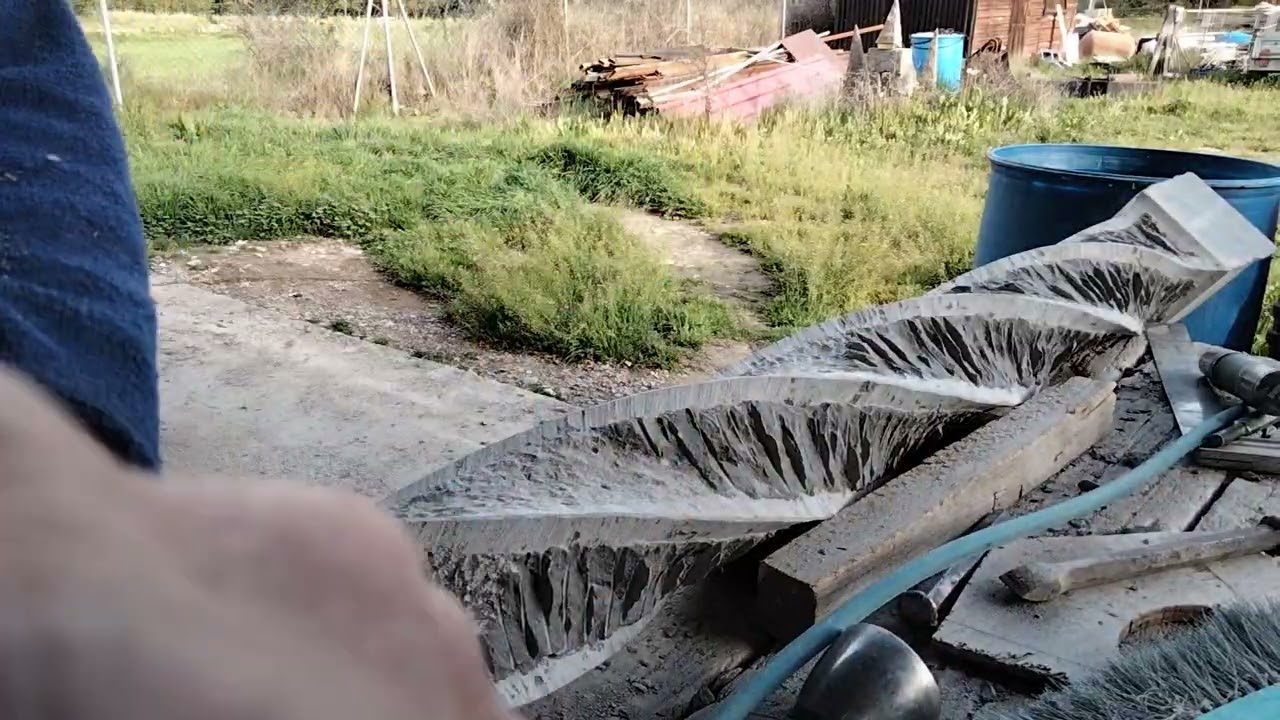 Como hacer columna salomónica en piedra 5