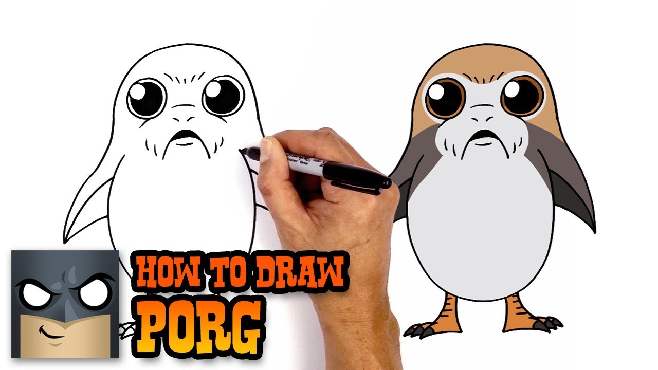 How to Draw Star Wars | Porg