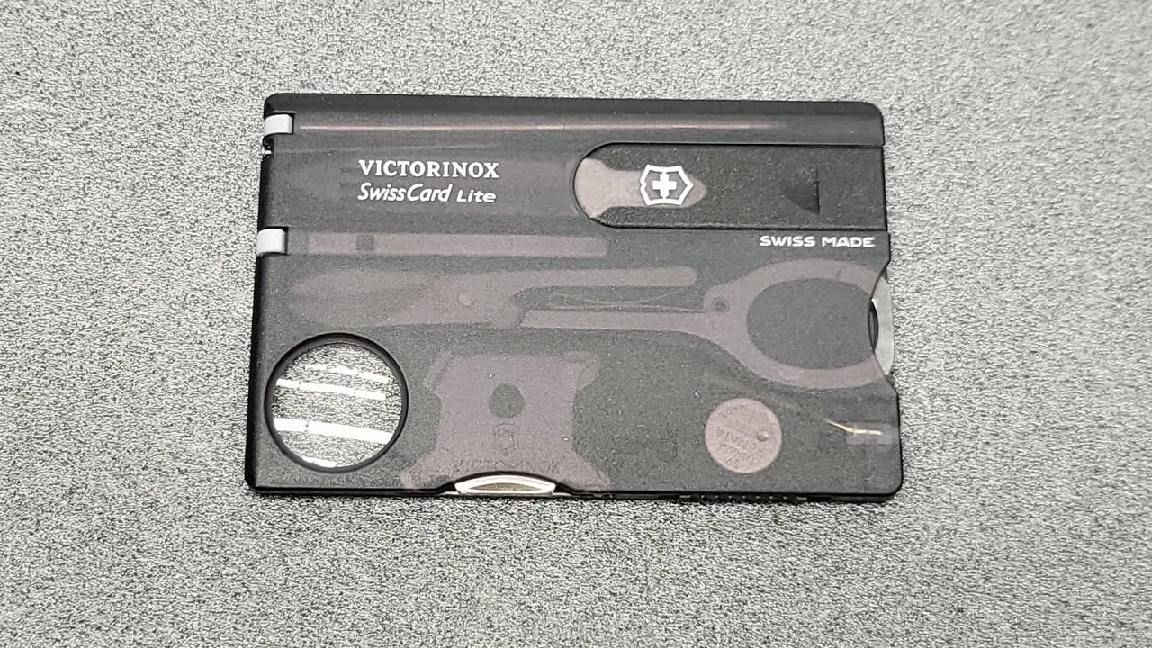 Victorinox Swiss Card Lite 0.7333.T3 Black       #edc #victorinox #multitool