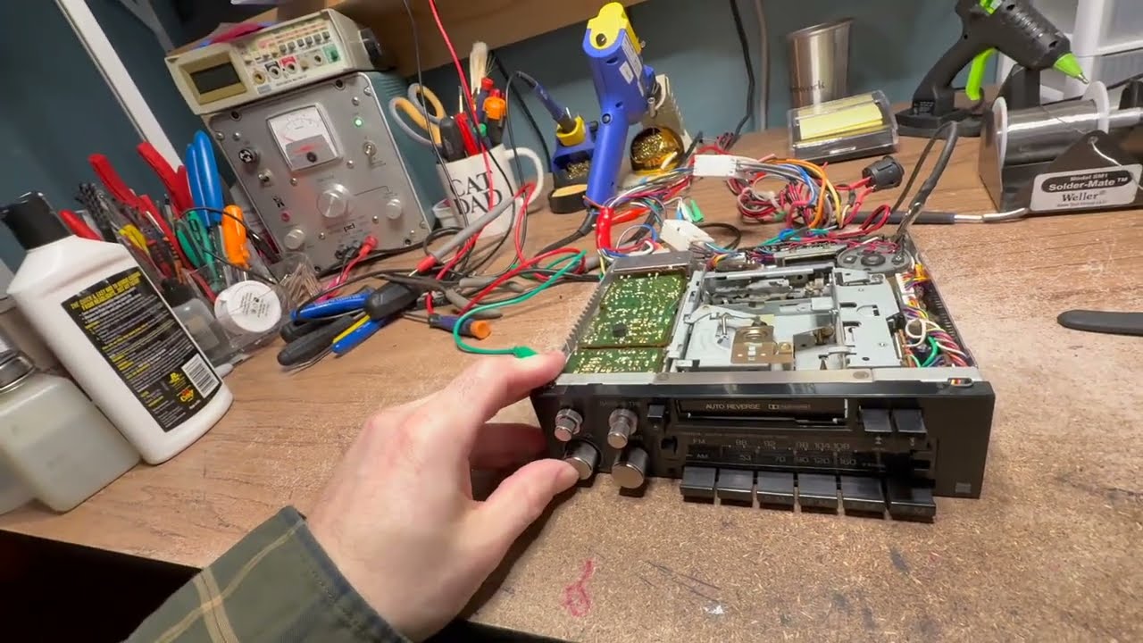 1985 Toyota MR2 Matsushita Stereo Restoration