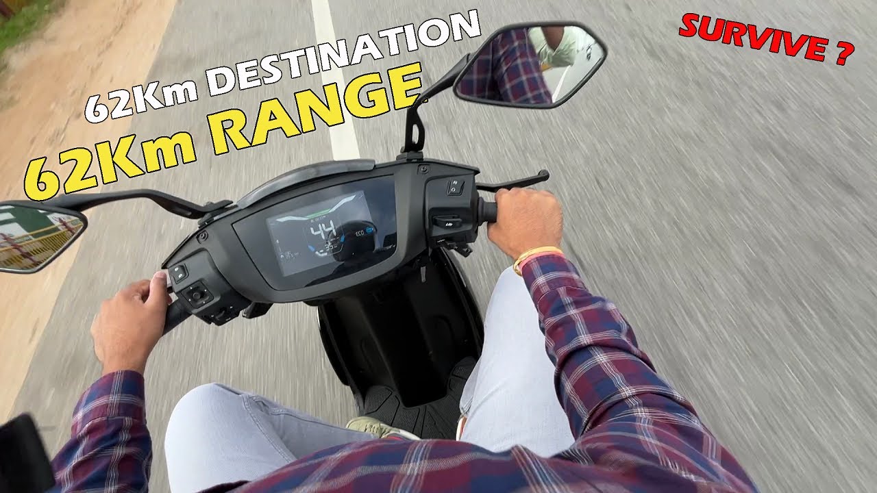 *Range Test With 2 Person & 155kg in Traffic & Highway* 2023 New Ather 450s