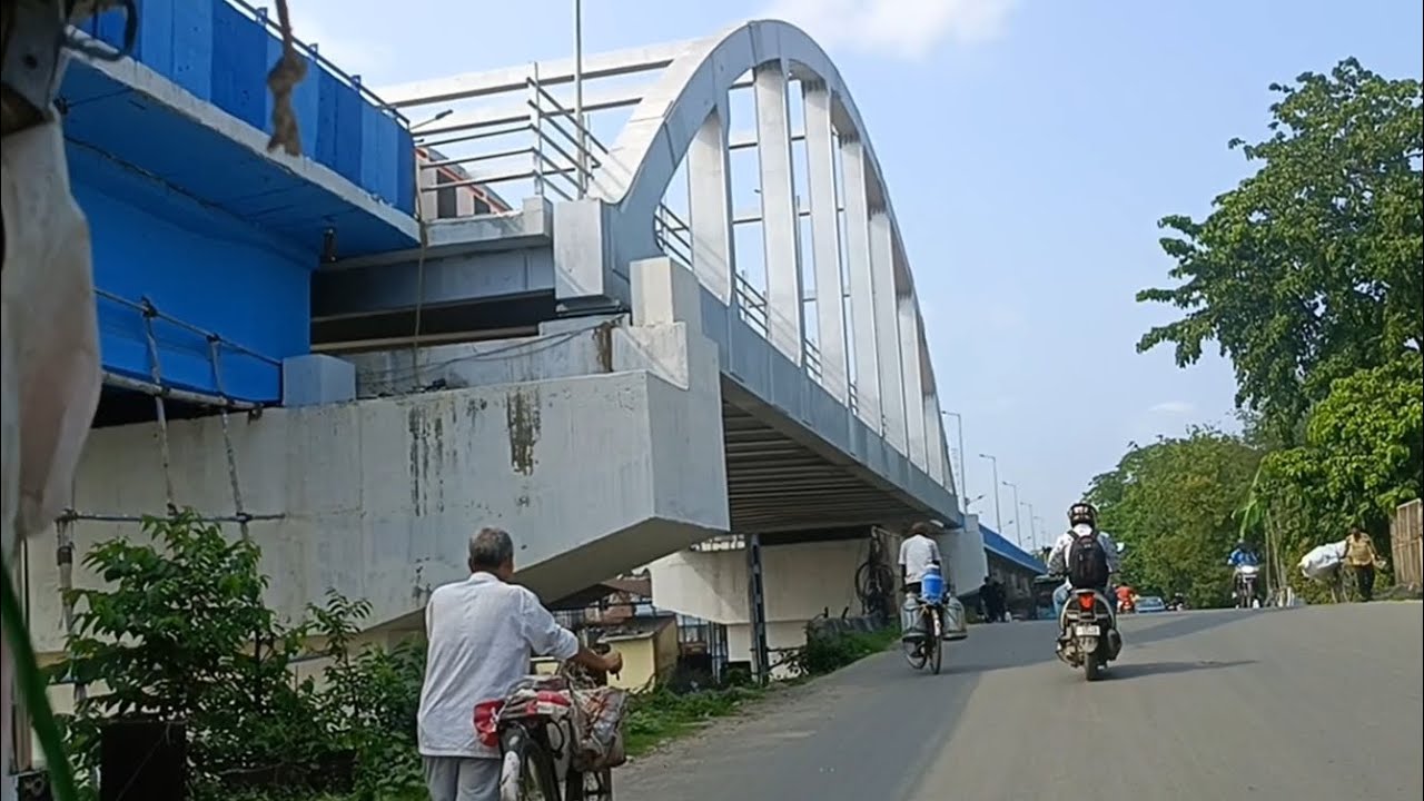 Siliguri new viral flyover bridge, burdhaman road siliguri new bridge, junkar more flyover bridge 