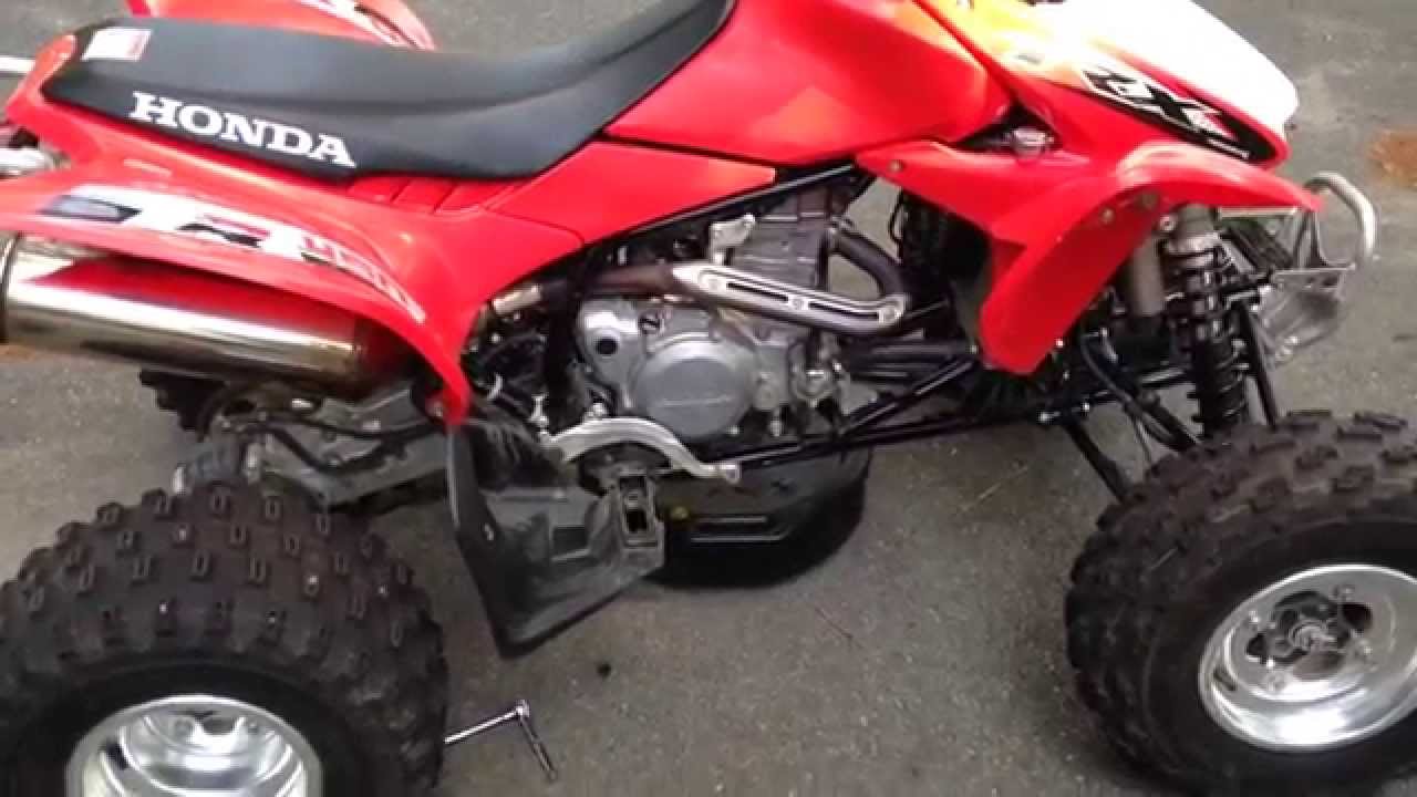 How To Change Transmission Fluid Oil Honda TRX 450R