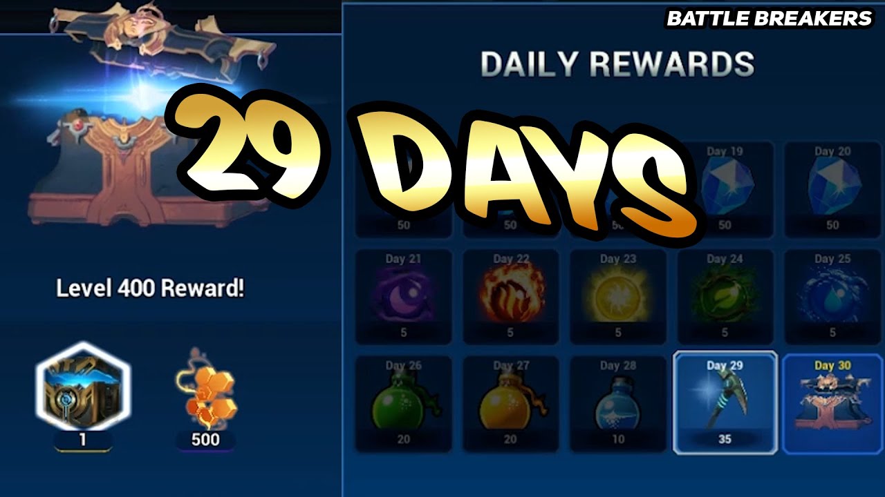 Battle Breakers 29 days | Forgotten Lands 7 & 8 | Lü Bu | Abyssal Horror | Level 400