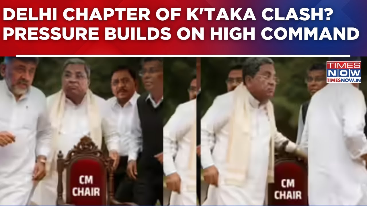 Karnataka Power Tussle: 'DKS Must Be Made CM' Seer's Message To Congress Top Brass | Watch