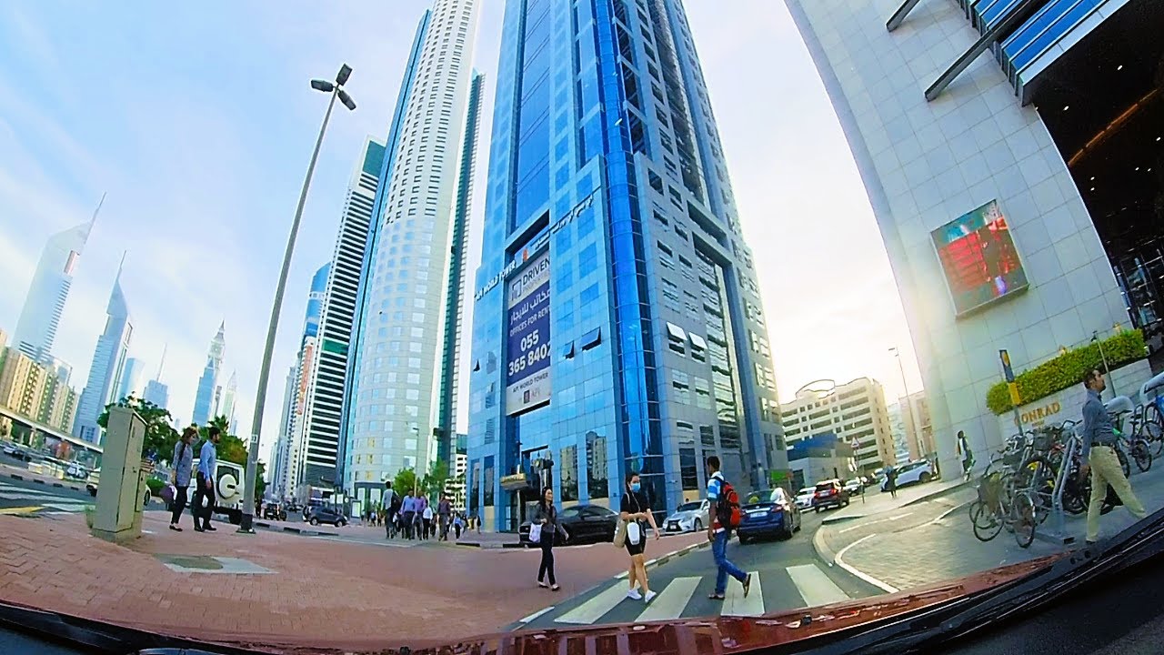 CONRAD HOTEL DUBAI TO UMM HURAIR ROAD 4K