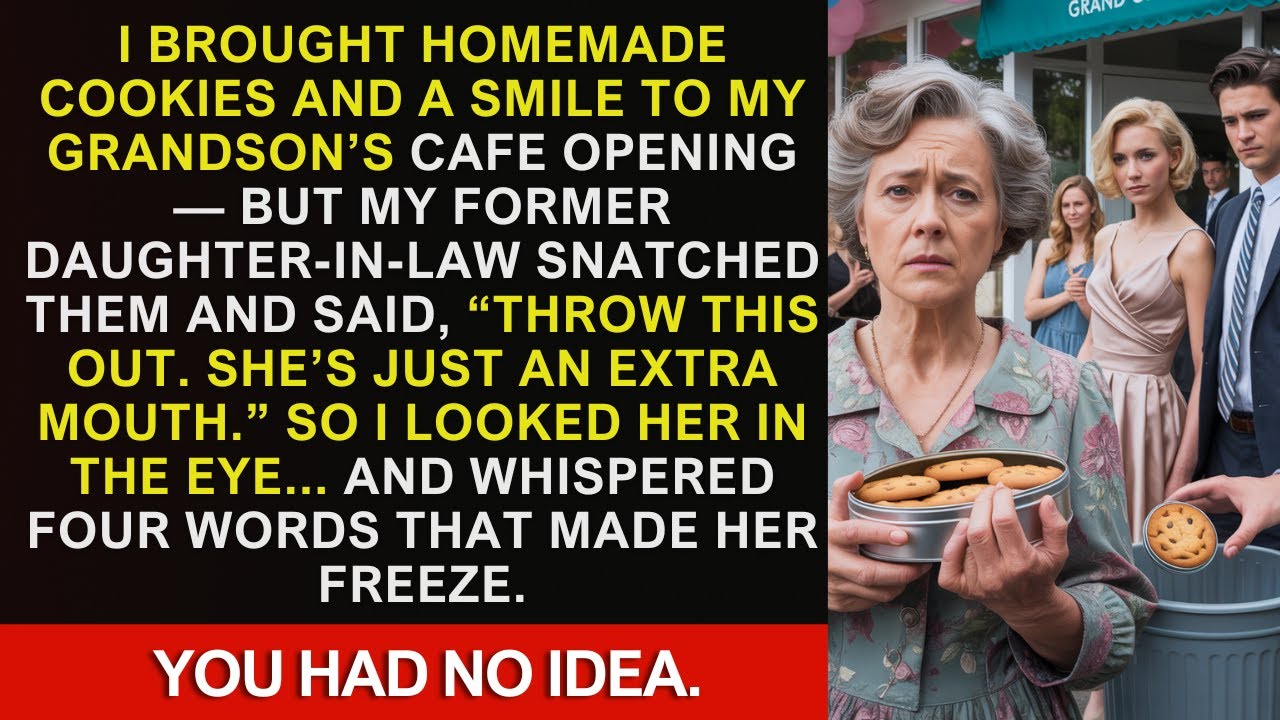 MY SON’S WIDOW CALLED ME ‘DEAD WEIGHT’ AT HER CAFE OPENING, SO I BOUGHT THE PLACE AND TRIPLED HER..